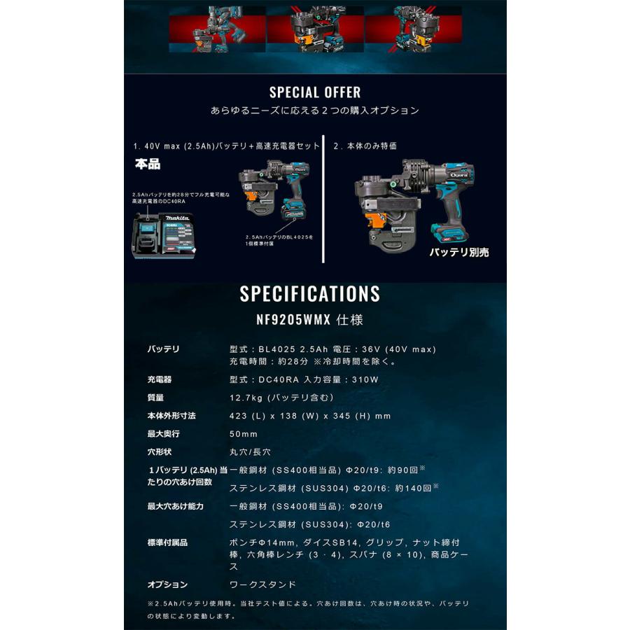 オグラ〉コードレスパンチャー セット品 NF9205WMX 【オススメ オグラ〉コードレスパンチャー セット品 NF9205WMX 【オススメ