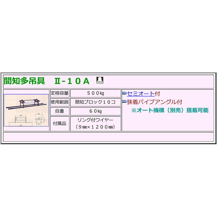 【代引不可】〈サンキョウ・トレーディング〉間知ブロック多吊具　II-１０A【オススメ】_2