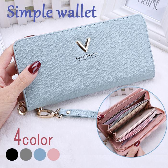 ビッグクロス / ショルダー スマホウォレット / ラウンドファスナー 長財布 長財布 レディース PU ラウンドファスナー 財布 大容量 多収納