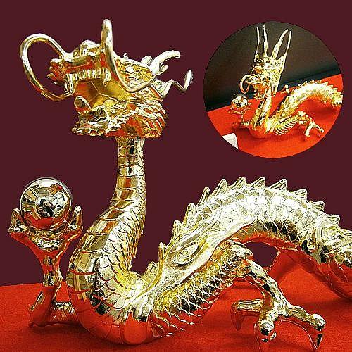 竜 インテリア置物 金龍曙(あけぼの)金メッキ 縁起物 金運上昇 竜 インテリア置物 金龍曙(あけぼの)金メッキ 縁起物 金運上昇