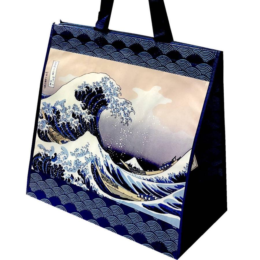 和装用バッグ(未使用品、箱入り) 日本のお土産 スーベニアバッグ 葛飾北斎 浪裏 : 日本のおみやげ専門店
