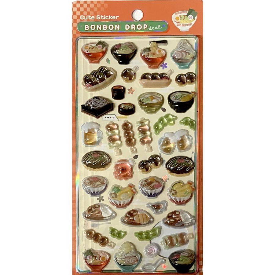 Q-LiA（クーリア） ボンボンドロップシール 日本食 正規品 3Dシール