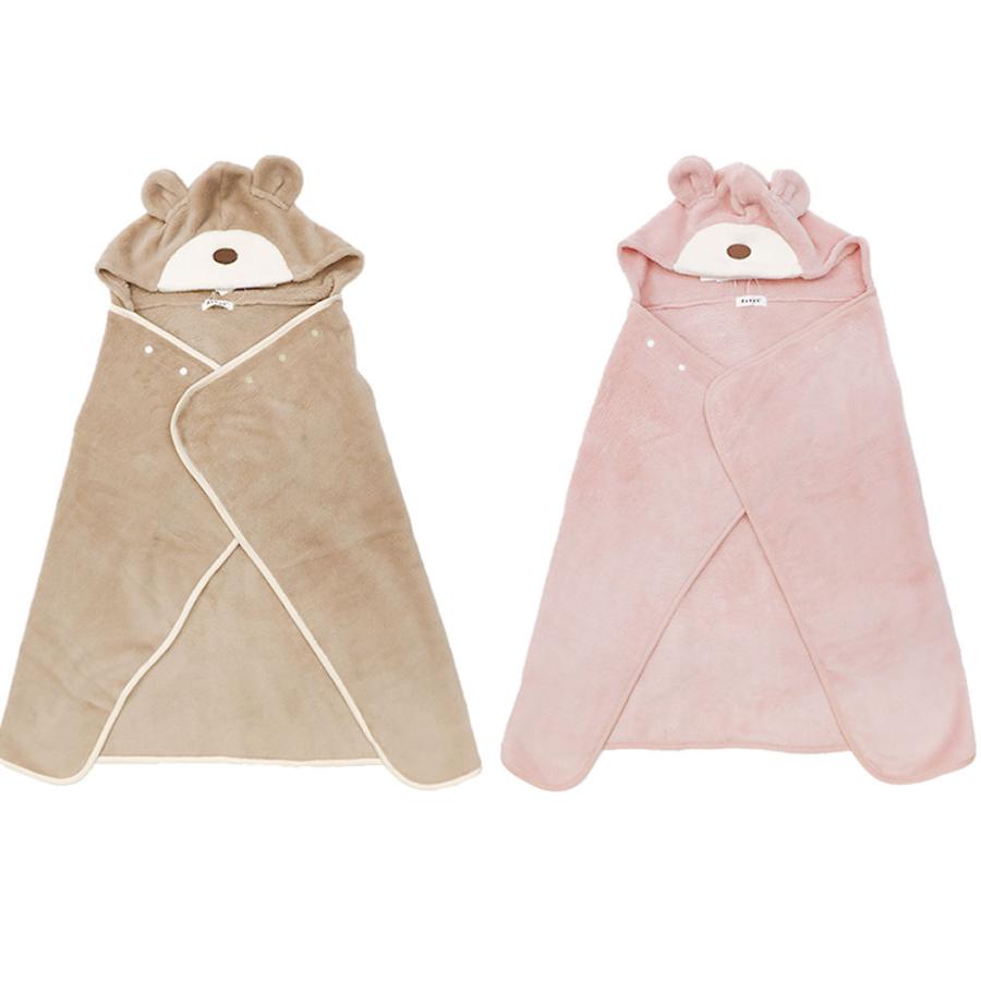 ベビー用 ブランケット クマボア 着る毛布 ポンチョ ケープ マント