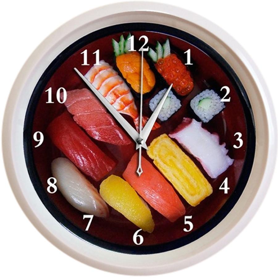 お寿司の壁掛け時計（おもしろ時計）｜japan