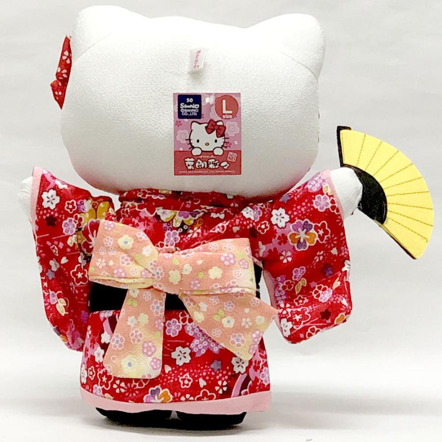 キティ ぬいぐるみ 人形 キティちゃん 赤い着物 Lサイズ : 日本 キティ ぬいぐるみ 人形 キティちゃん 赤い着物 Lサイズ : 日本