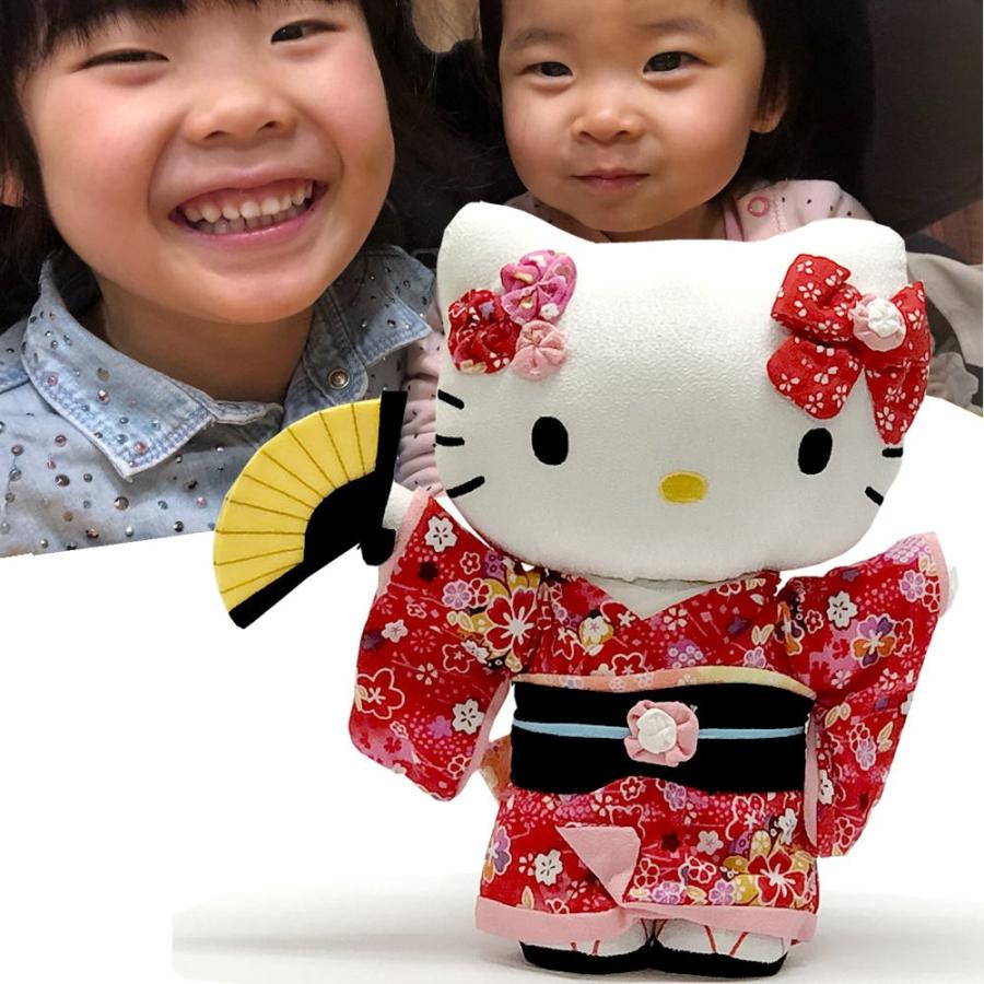 キティ ぬいぐるみ 人形 キティちゃん 赤い着物 Lサイズ : 日本 キティ ぬいぐるみ 人形 キティちゃん 赤い着物 Lサイズ : 日本