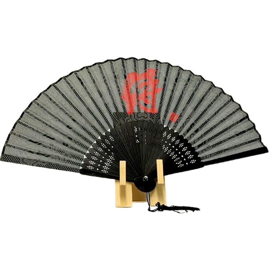 【装飾品】七福神装飾扇子　竹製スタンド付　宮脇賣扇庵 外国へのお土産飾り扇子/七福神セット＜ゴマ竹台付き ＞(Ra303) : 扇子
