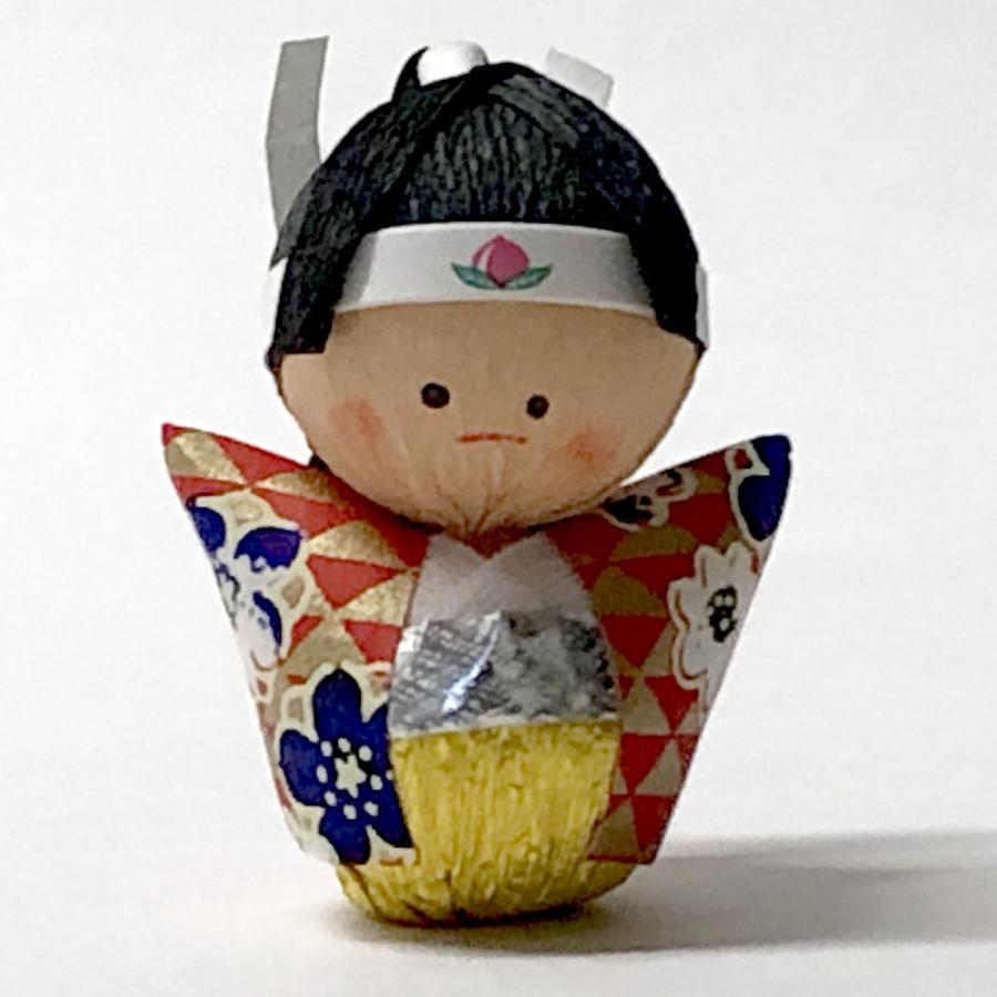 日本のおみやげ民芸玩具起き上がりこぼし人形 桃太郎 メール便 送料無料｜japan