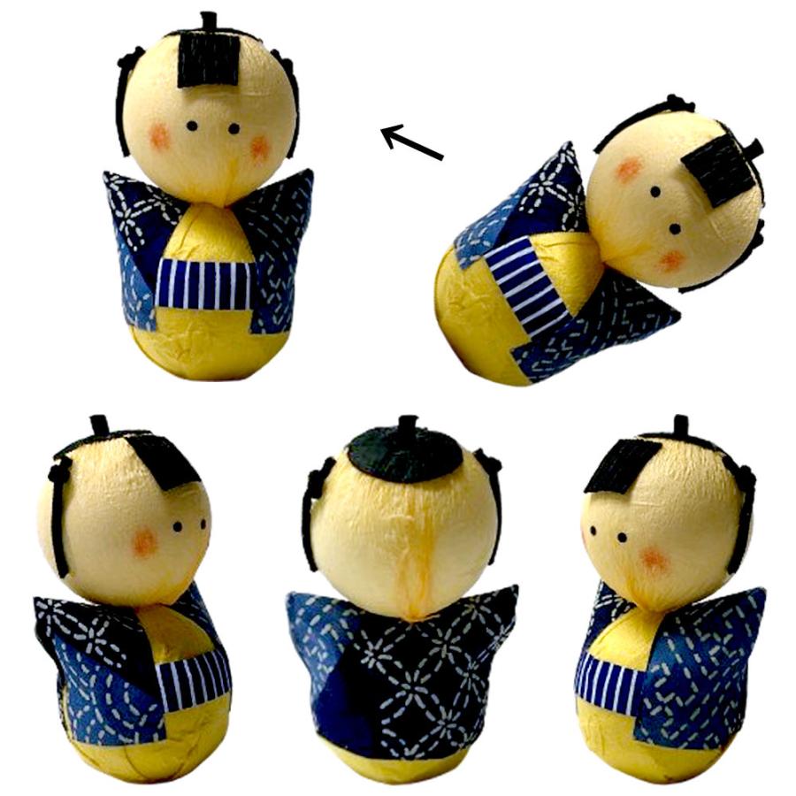 起き上がりこぼし人形 わらべ 男の子 女の子 ペアセット 童 日本製