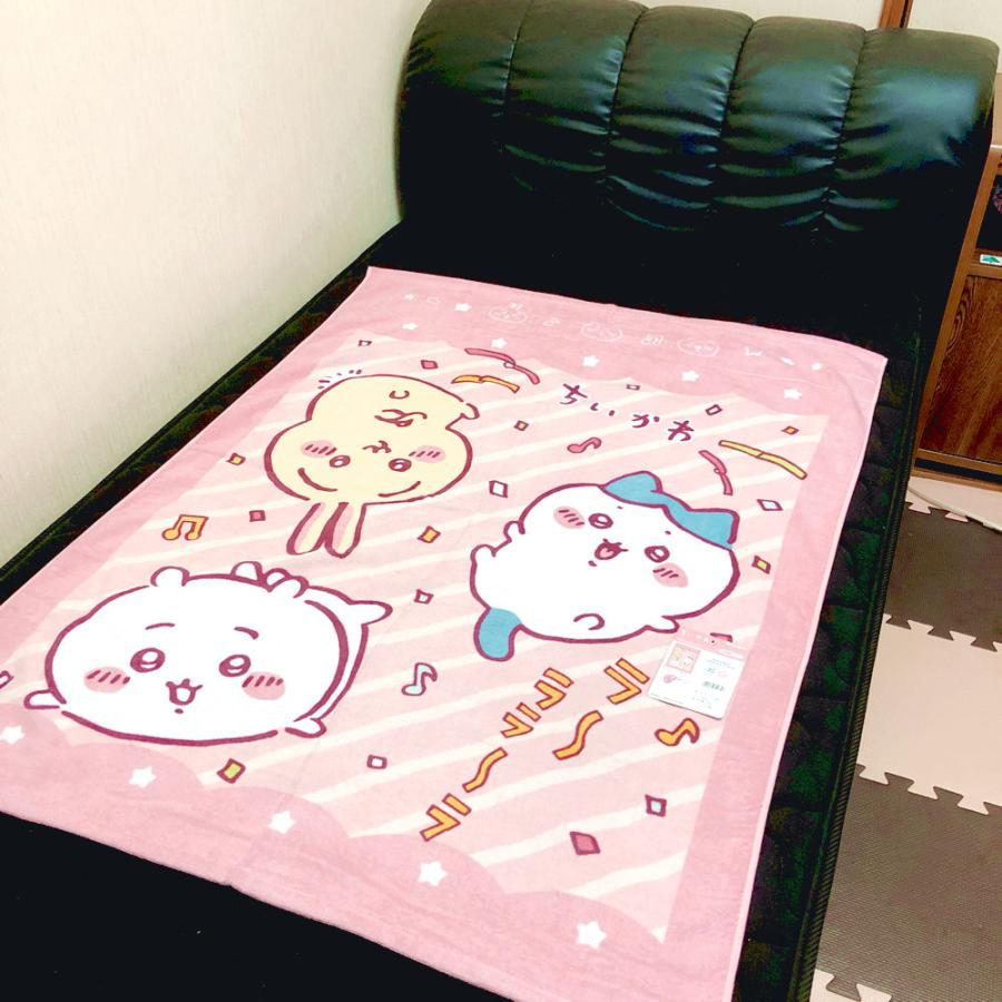8148シリーズ 子供 大判バスタオル タオルケット ちいかわ ハッピーな 