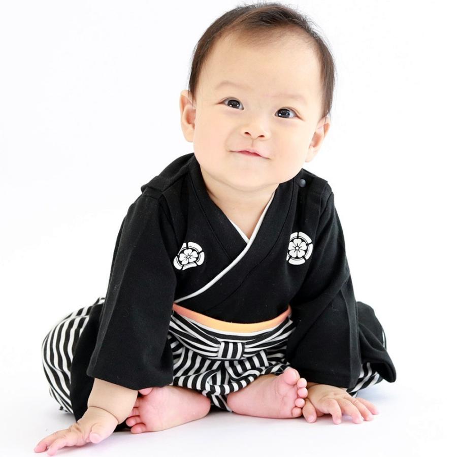 男の子用 ベビー着物 羽織袴カバーオール ロンパース メール便送料無料 Kbkmbk 日本のおみやげ専門店 通販 Yahoo ショッピング