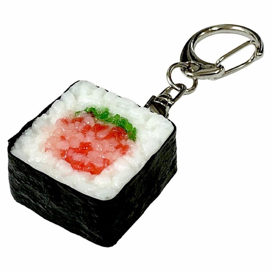 寿司キーホルダー ネギトロ巻き 日本製 食品サンプルキーホルダー ねぎ