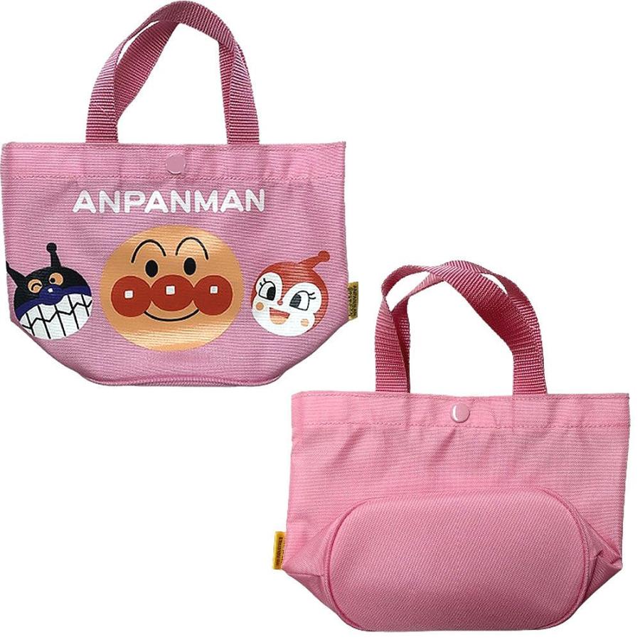 アンパンマン ミニ手提げバッグ ピンク 子供用 あんぱんまん バッグ 