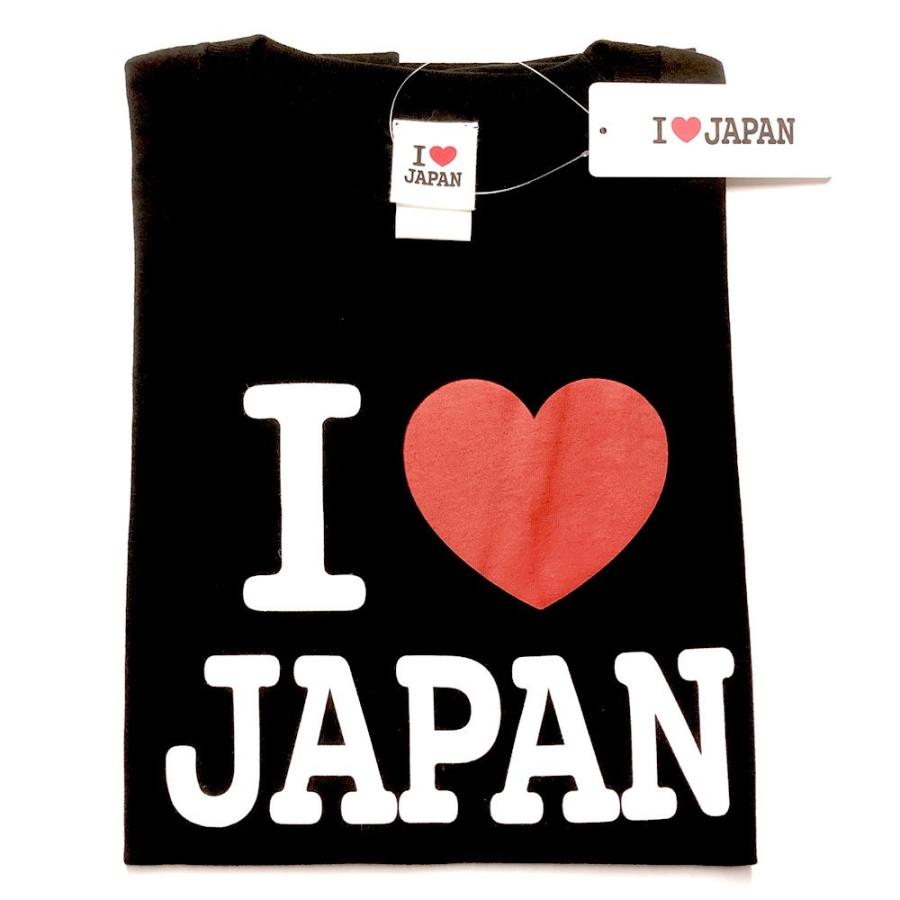 アイラブジャパンＴシャツ 黒 Sサイズ 日本のお土産 ホームステイのおみやげ I LOVE JAPANメール便送料無料｜japan｜02