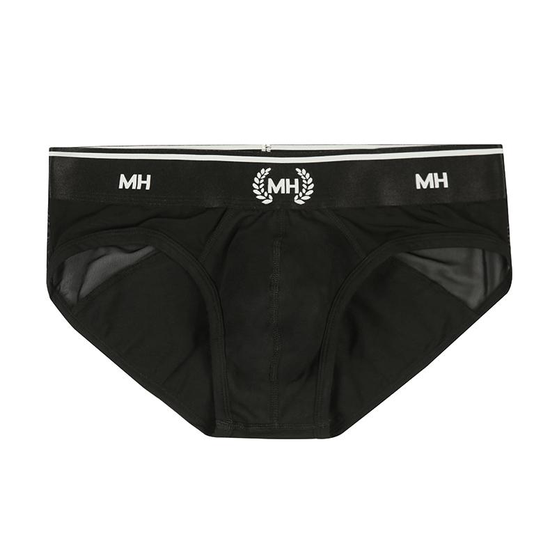 まずめ　メンズ下着 Mr.Hui ブリーフパンツ メンズ メッシュ 通気 白ブリーフ メンズ