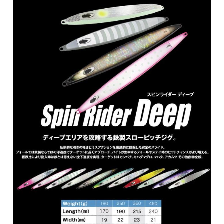 NatureBoys ネイチャーボーイズ スピンライダー ディープ 180g #09K