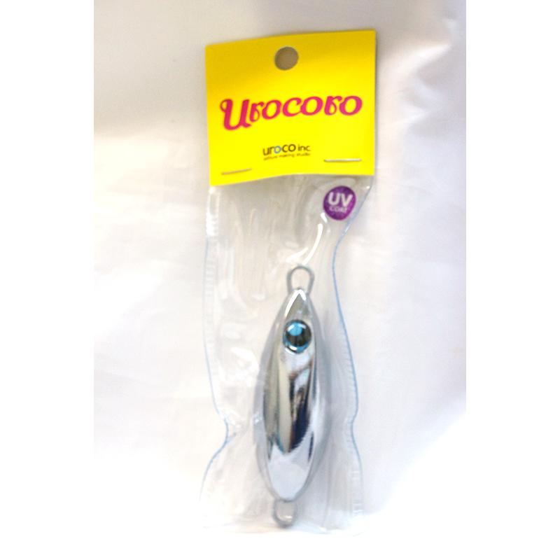 ウロコ ウロコロジグ 180g #001UV ケイムラメッキシルバー : Japan