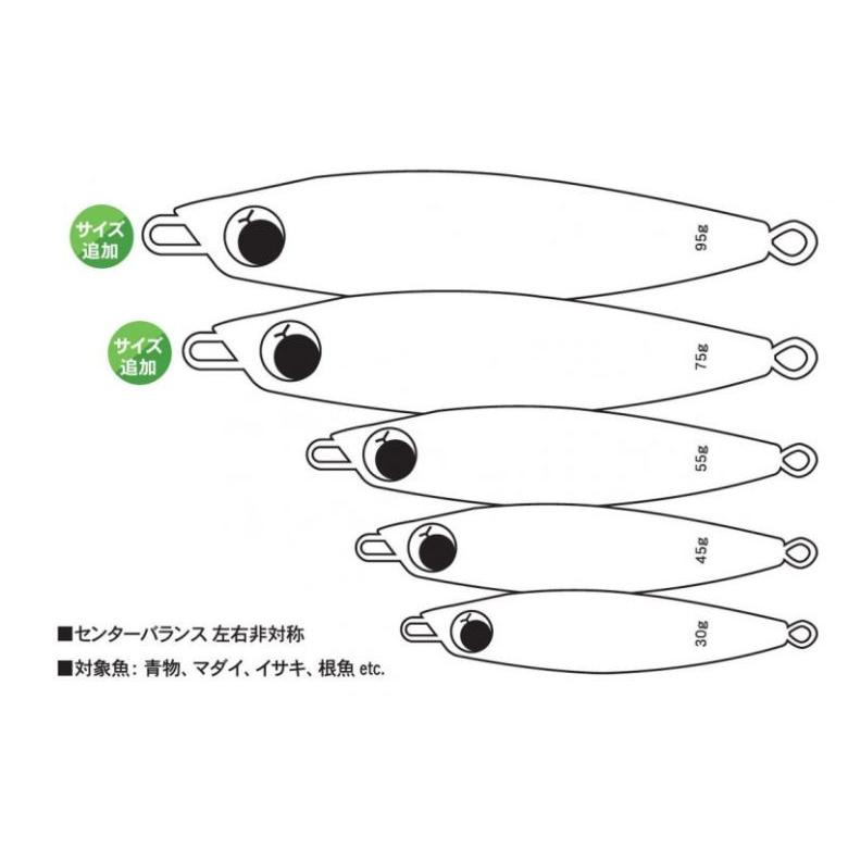 メロン屋工房 トリッカー2 45g メタルジグ #ファイヤーレッドヘッド