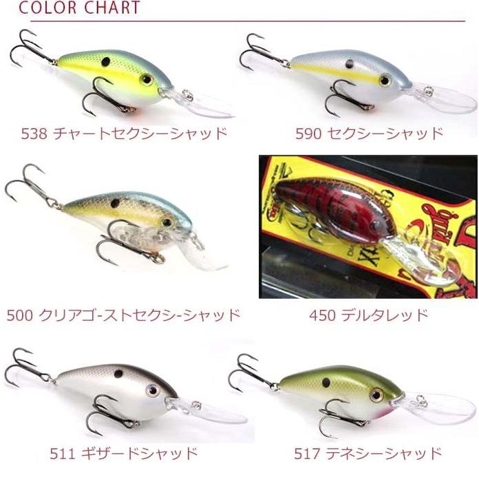 ストライクキング エクストラディープダイビング クランクベイト 6XD