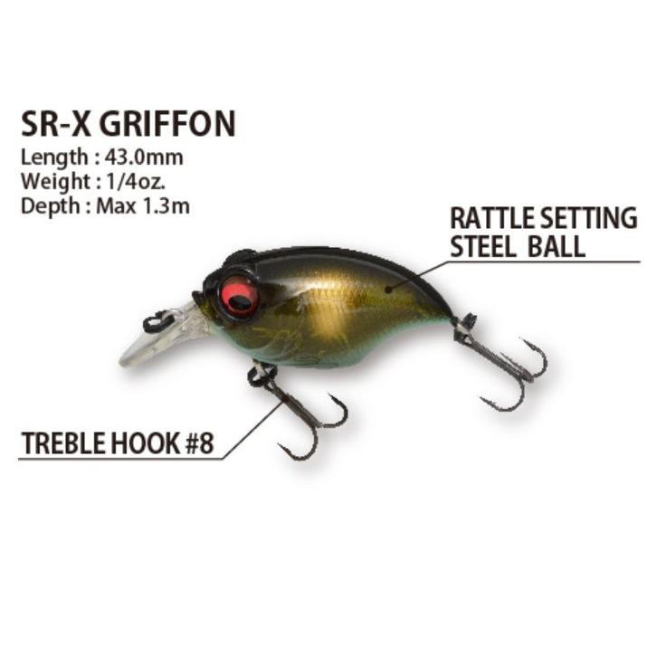 Megabass メガバス ニューグリフォン SR-X カラーチャート2 Megabass メガバス ニューグリフォン SR-X カラーチャート2