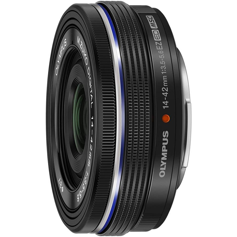 OLYMPUS オリンパス ズームレンズ M.ZUIKO DIGITAL ED 14-42mm F3.5-5.6 EZ ブラック 新品 （簡易箱）｜japancamera｜02