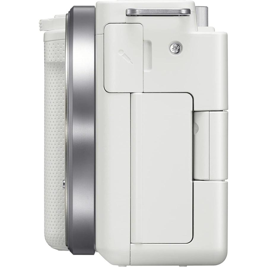 VLOGCAM SONY ソニー ミラーレス一眼カメラ ZV-E10 W ボディ ホワイト