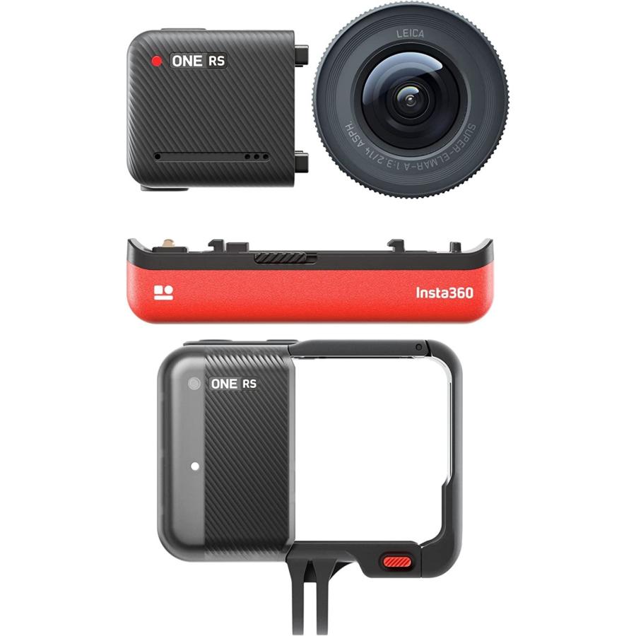 お気に入りの レビュー特典付き Insta360 ONE RS 1インチ版 プレミアムセット 正規代理店 114cm 自撮り棒 64GB SDカード アクションカメラ 360度カメラ