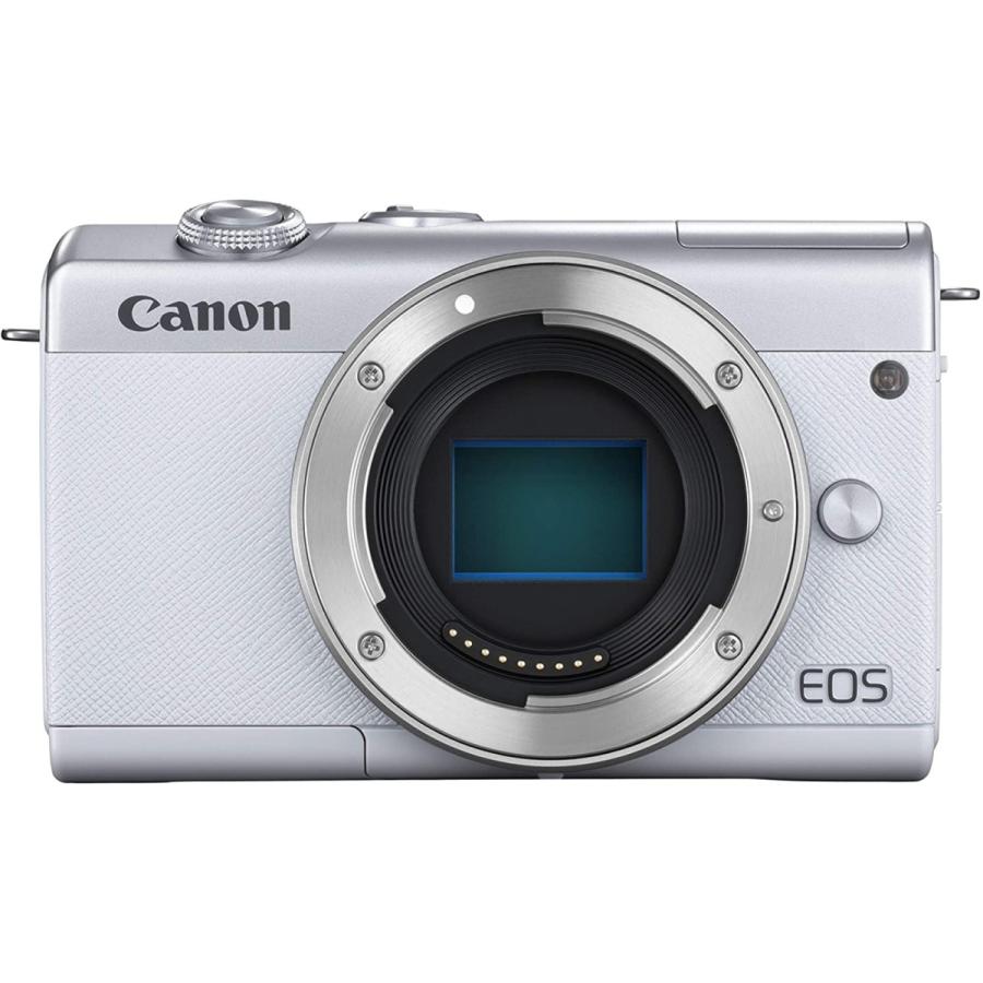 Canon EOS M200 ボディ ホワイト 極美品 EOS M Canon キヤノン ミラーレス一眼カメラ M200 ボディ