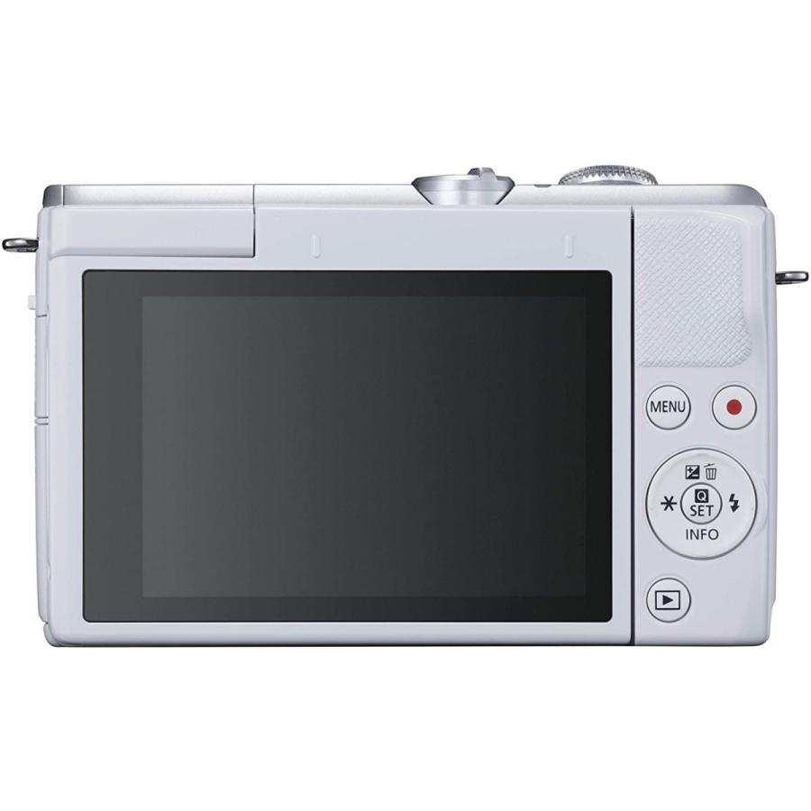 Canon キヤノン ミラーレス一眼カメラ EOS M200 EF-M15-45 IS STM レンズキット ホワイト 3700C008 新品