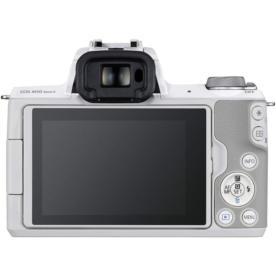 キャノン　Canon EOS Kiss M2 ホワイト 15-45mmレンズ付き Amazon.co.jp: Canon ミラーレス一眼カメラ EOS Kiss M2 ダブル