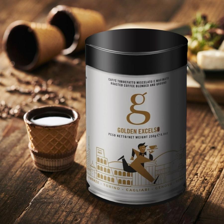 イタリア エスプレッソ 豆 コーヒー豆 250g 「GOLDEN EXCELSO