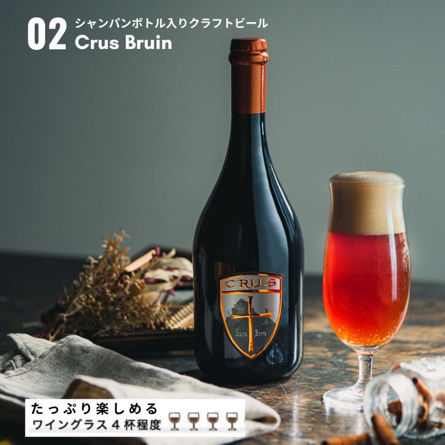 ギフト クラフトビール ギフト イタリア直輸入 750ml 3種類 ソララマ CRUS TRIPEL , CRUS BLONDE , CRUS BRUIN 送料無料 イタリアビール｜japancapsule｜05