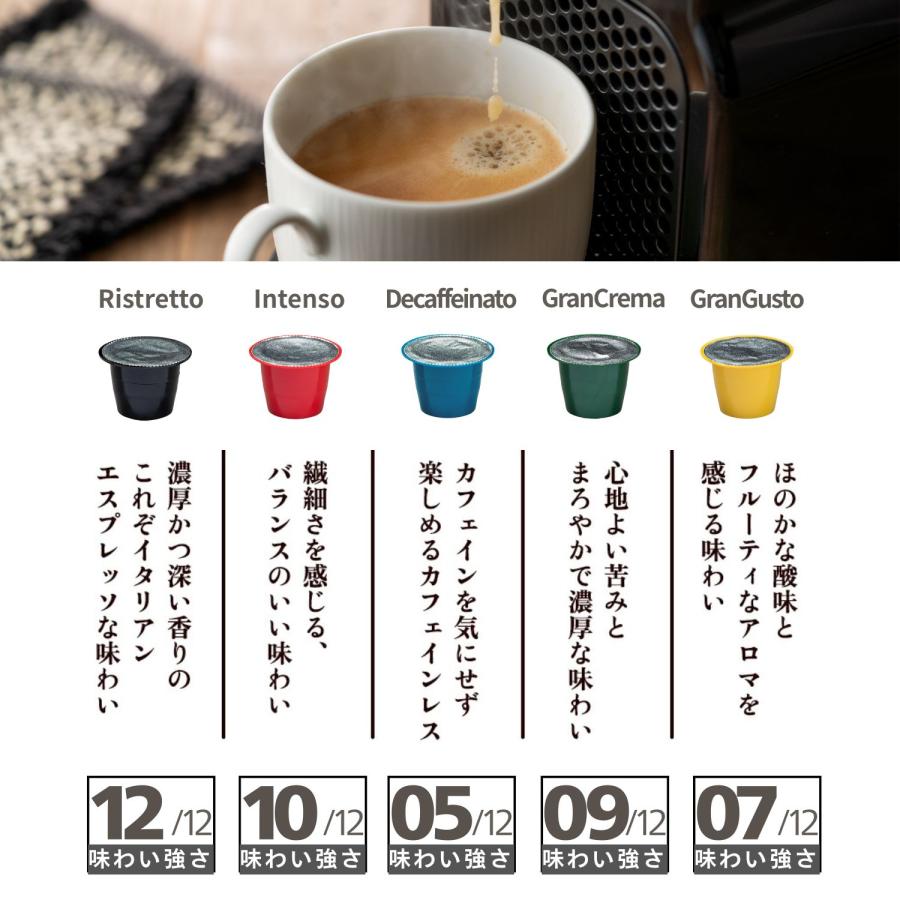 ネスプレッソ 互換 カプセル コーヒー 飲み比べ お試し DolceVita 5
