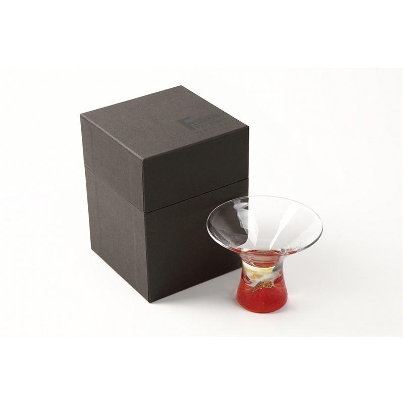 富士雲海を臨む 冷酒グラス 赤 富士山 グラス 手作りガラス細工 FF-82973262 送料無料 プレゼント クリスマス 花以外 |  | 04