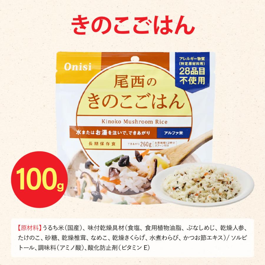 尾西食品 非常食 アルファ米 ごはん カレー パン 3日間分 9食分 1人用