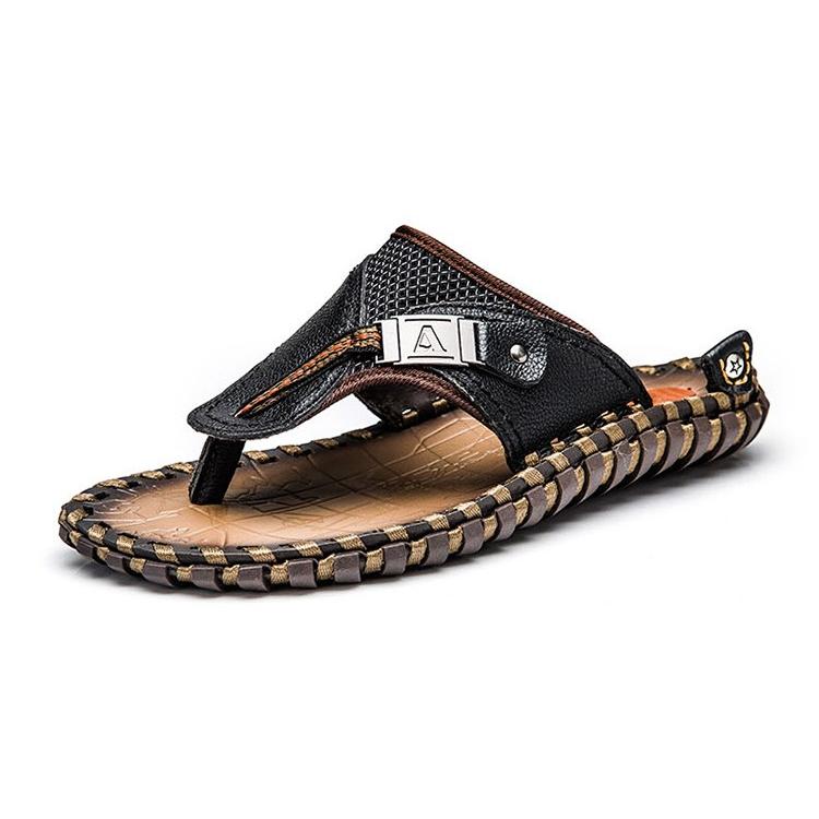 在庫限り サンダル メンズ 本革 トングサンダル レザー 痛くないサンダル 革 おしゃれ 室内 海 送料無料 あすつく U-040 男性 ギフト プレゼント 敬老の日 |  | 01