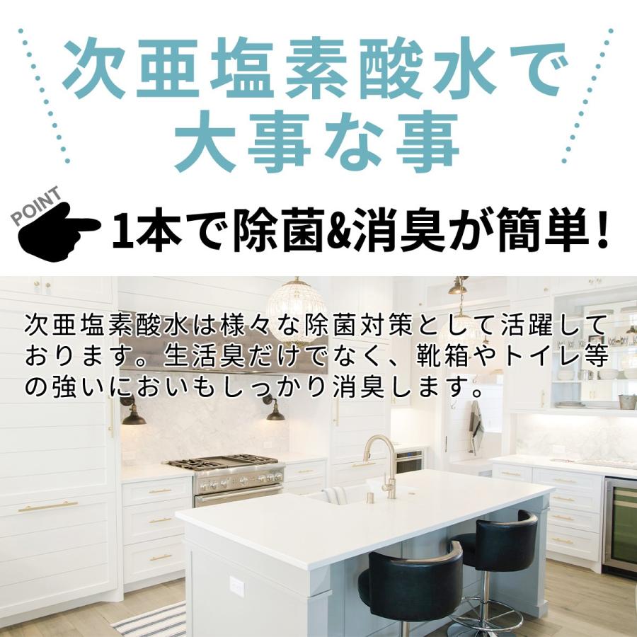 ウイルス対策 除菌スプレー 日本製 送料無料 【次亜塩素酸水 WAKABA+（1Lアルミパック)×5個セット＆ スプレーボトル 容器 付き】 希釈不要 | ブランド登録なし | 03