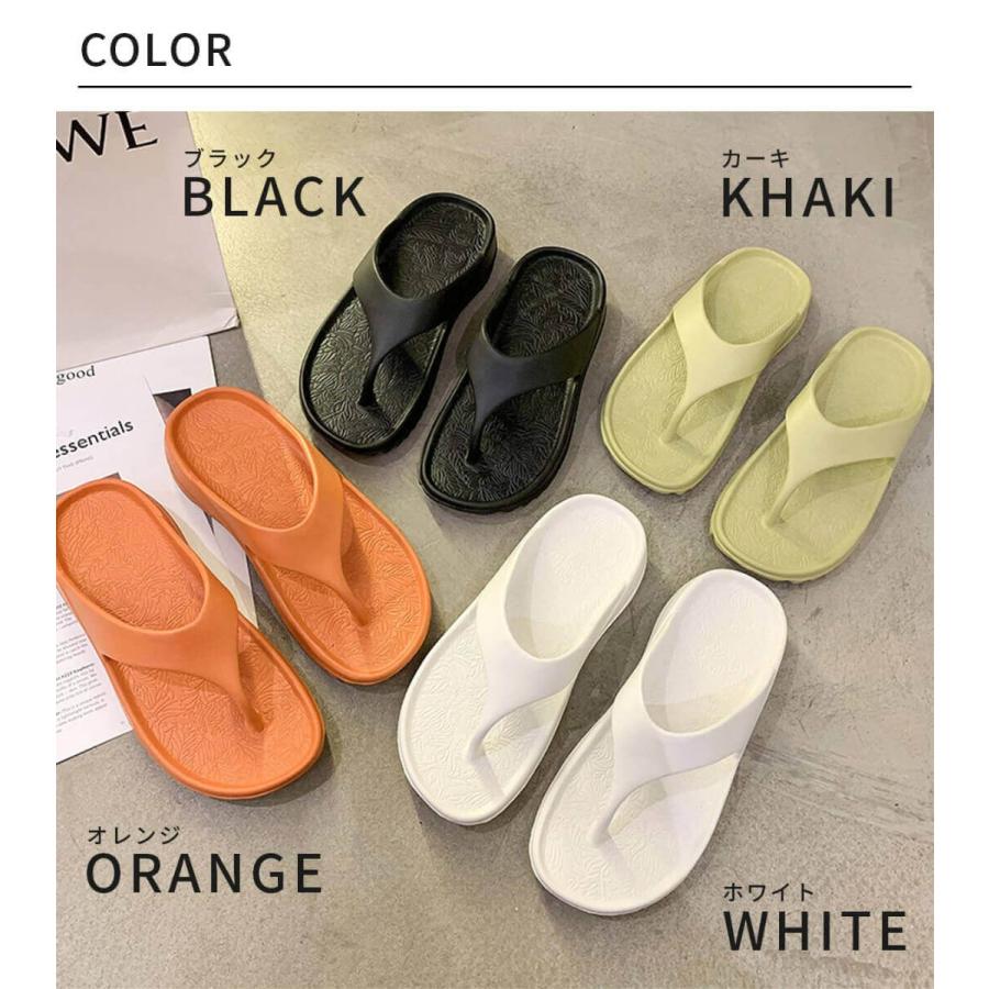 サンダル フリップサンダル 厚底 メンズ レディース ユニセックス 夏 歩きやすい おしゃれ ビーチサンダル U-151 ギフト 花以外 | ブランド登録なし | 09