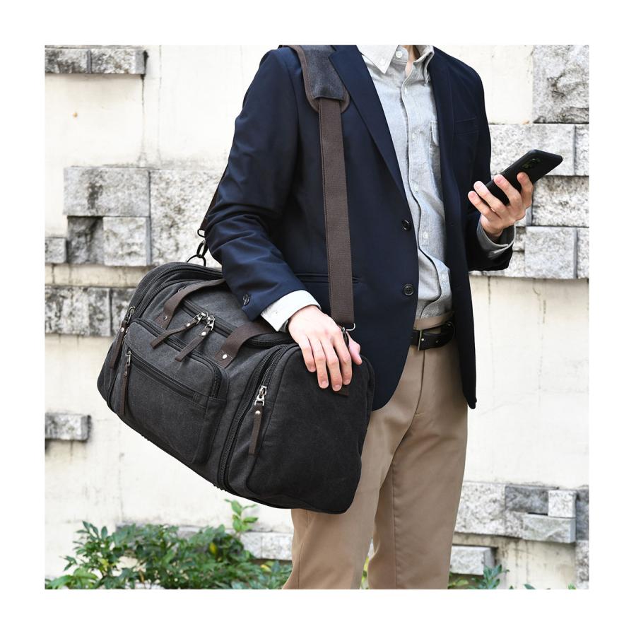 在庫限り ボストンバッグ メンズ 大容量 ブラウン ベージュ グリーン