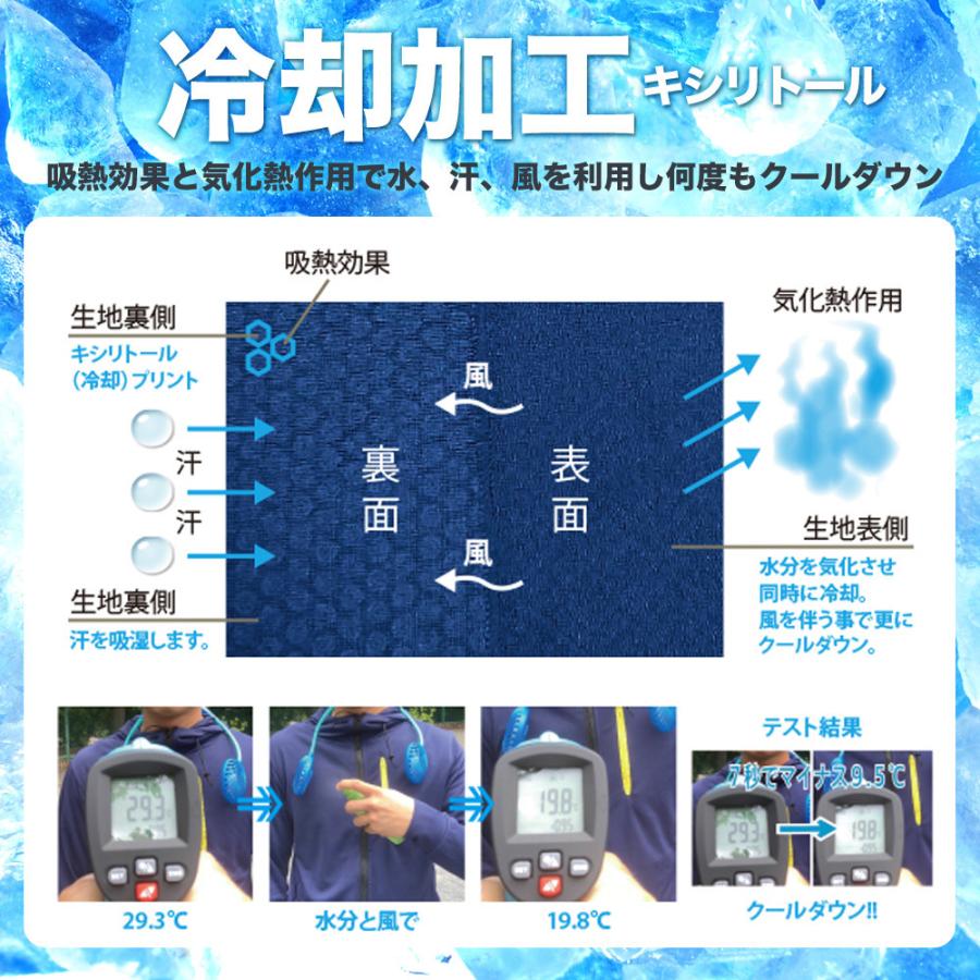 フェイスマスク 冷却 虫よけ BUGOFF プラス マルチ フェイスカバー 新商品 新作 全3色 アウトドア キャンプ ブラック カーキ ネイビー UC-311 | ブランド登録なし | 04
