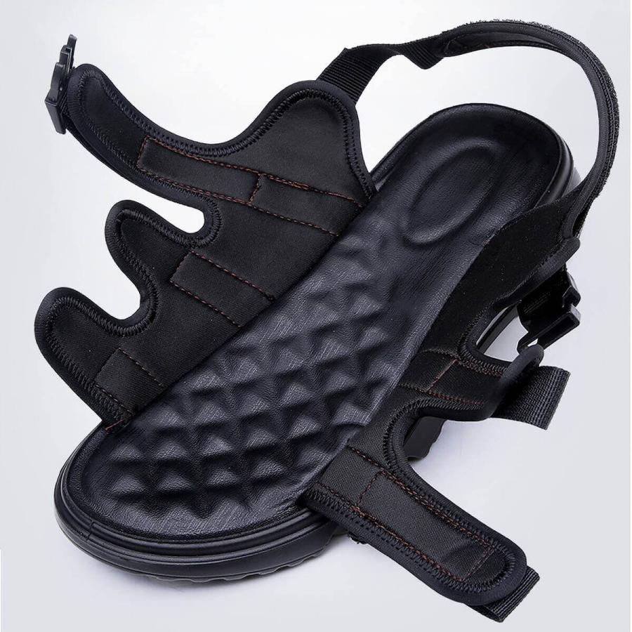 スポーツサンダル メンズ レディース おしゃれ サンダル 靴 黒 人気 ベルクロ スポーツ シューズ 送料無料 UC-324 ギフト 敬老の日 | ブランド登録なし | 14