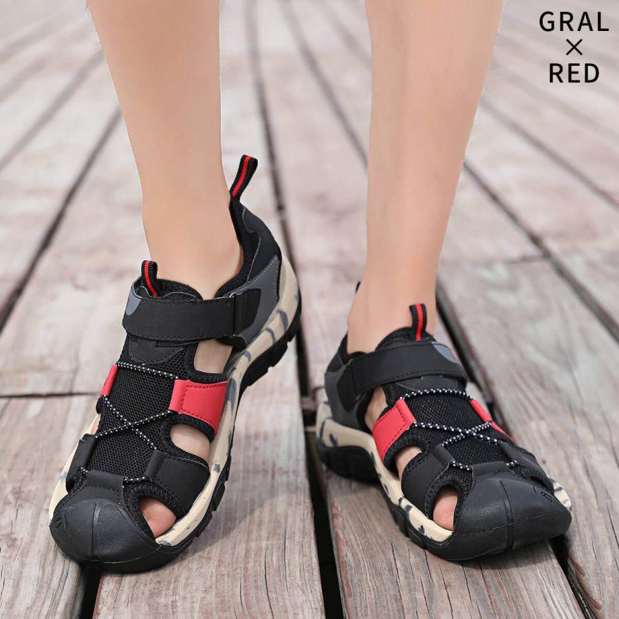 アウトドアサンダル メンズ レディース おしゃれ サンダル 靴 ベルクロ アウトドア シューズ あすつく 送料無料 UC-325 ギフト 敬老の日 | ブランド登録なし | 12