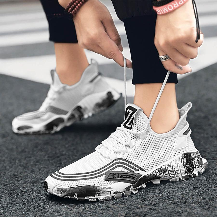 スポーツシューズ メンズ レディース ランニングシューズ スニーカー 靴 黒 白 迷彩 スポーツ おしゃれ 送料無料 UC-326 ギフト 敬老の日 | ブランド登録なし | 11