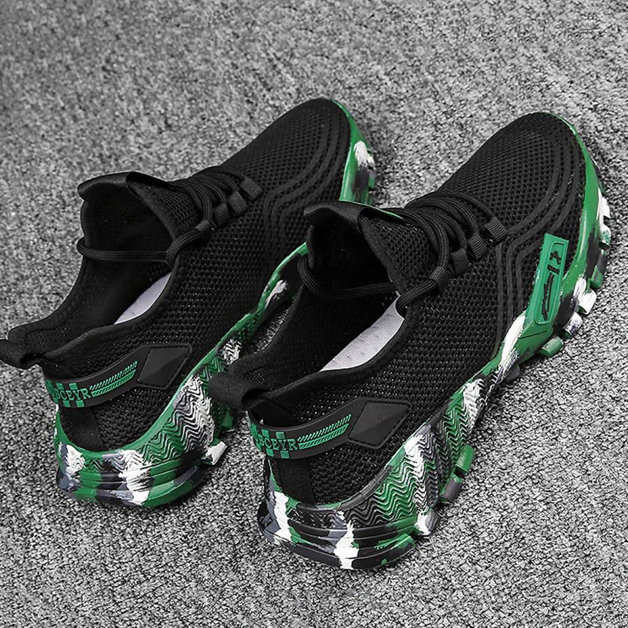 スポーツシューズ メンズ レディース ランニングシューズ スニーカー 靴 黒 白 迷彩 スポーツ おしゃれ 送料無料 UC-326 ギフト 敬老の日 | ブランド登録なし | 15