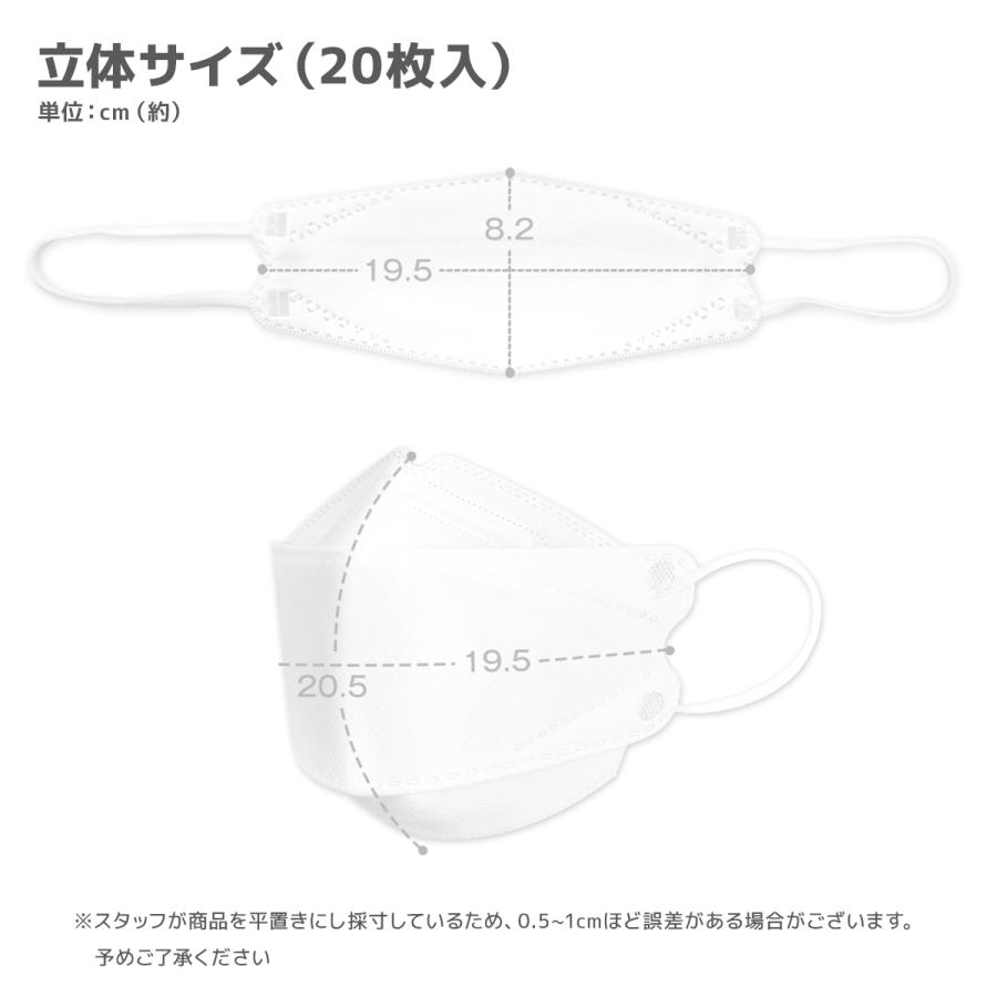 マスク【CICIBELLA】血色マスク 不織布 マスク カラー プリーツ 立体 三層 四層 構造 普通 サイズ ホワイト ベージュ ピンク グレー ブラック UO-518 | ブランド登録なし | 16