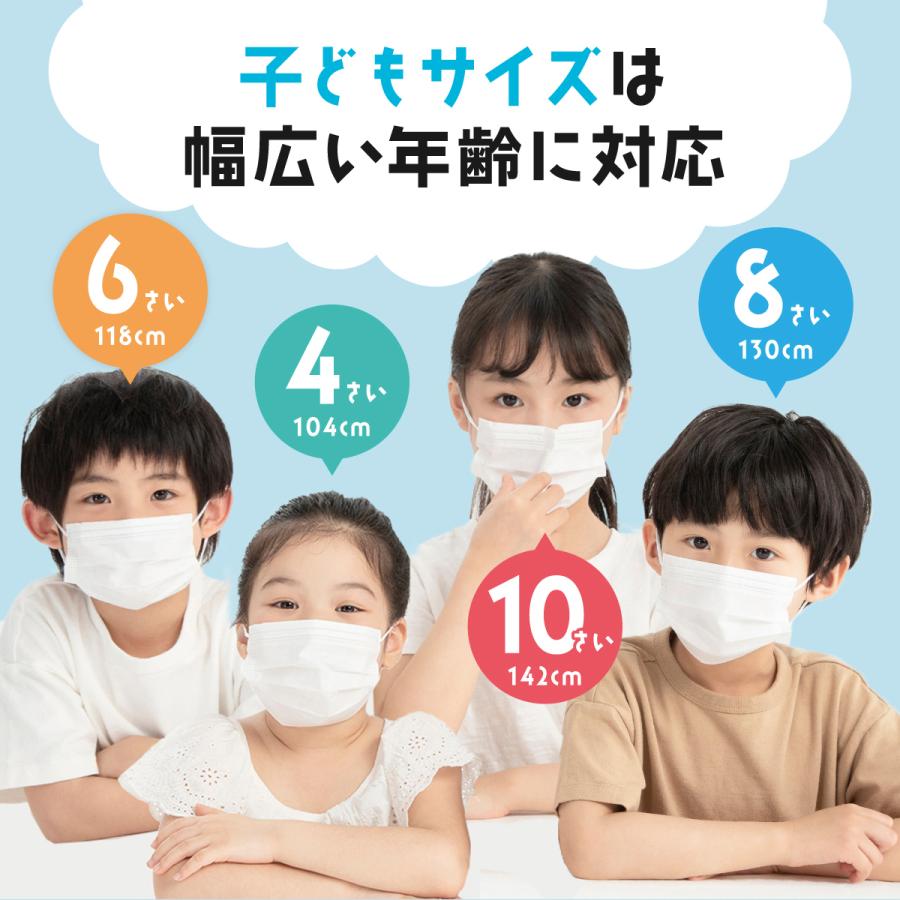 マスク【CICIBELLA】血色マスク 不織布 マスク カラー プリーツ 立体 三層 四層 構造 普通 サイズ ホワイト ベージュ ピンク グレー ブラック UO-518 | ブランド登録なし | 05