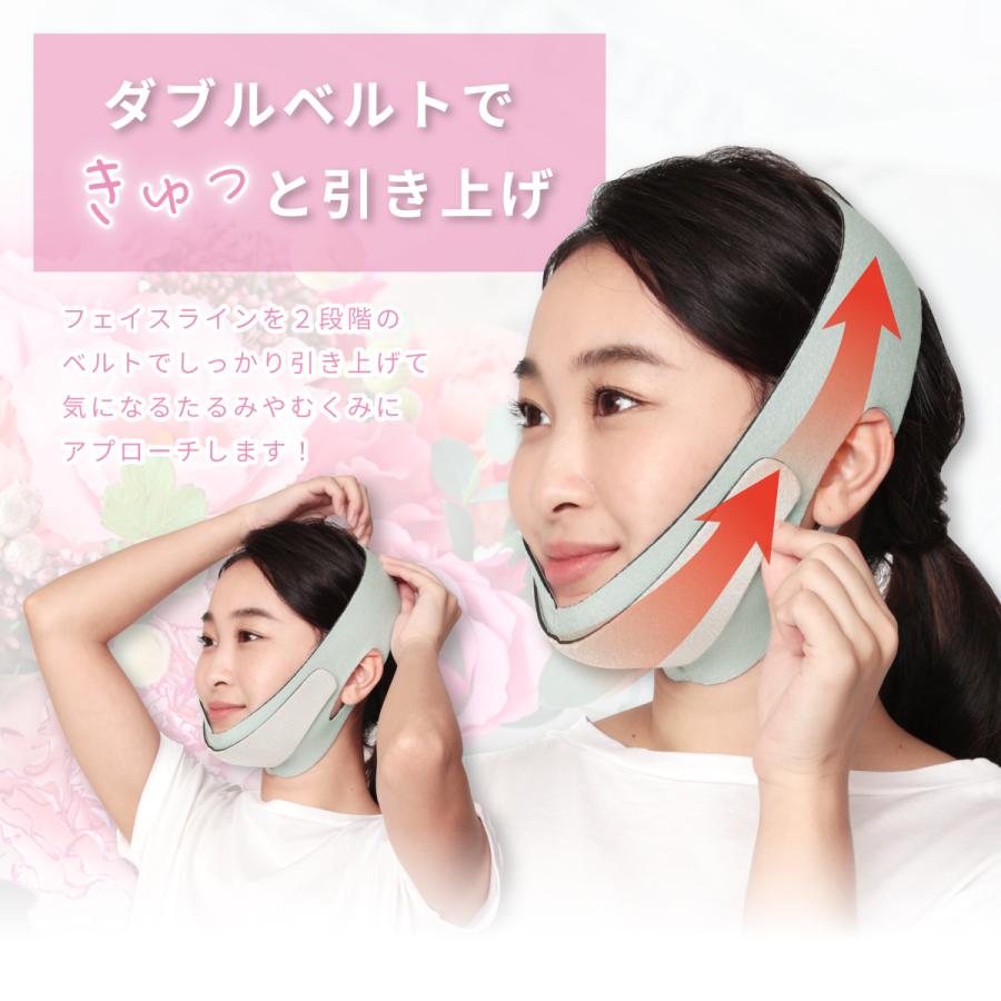 ボディ・フェイスケア riplu リフトアップ ナイトベルト コルセット 小顔 美顔 口呼吸対策 いびき