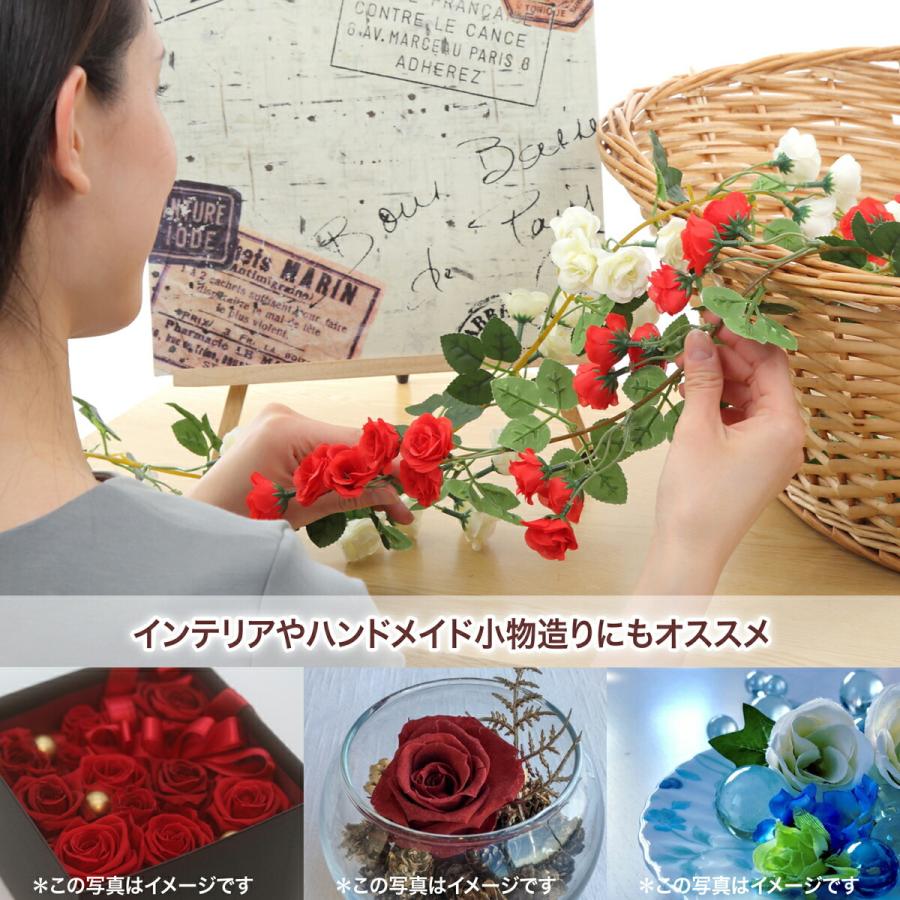 バラ 薔薇 造花 ガーランド アーティフィシャルフラワー 全3色 ロング 全長186cm 直径4cm レッド ホワイト ピンク インテリア 枯れない US-707 父の日 | ブランド登録なし | 04