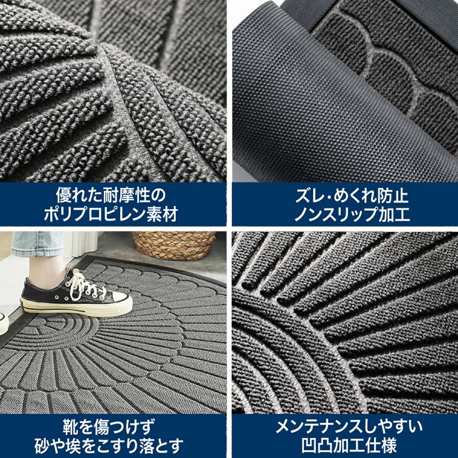 玄関マット 業務用 屋外用ドアマット 速乾 吸水 滑り止め 60×90cm 屋外 泥落とし スタンダードマット 屋内 会社 事務所 店舗 工場 ...