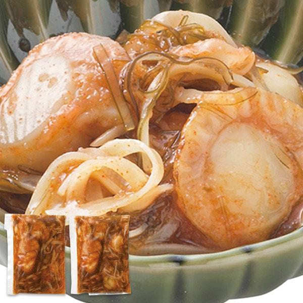 ほたて入り 明太松前 松前漬け 160g 2袋 セット